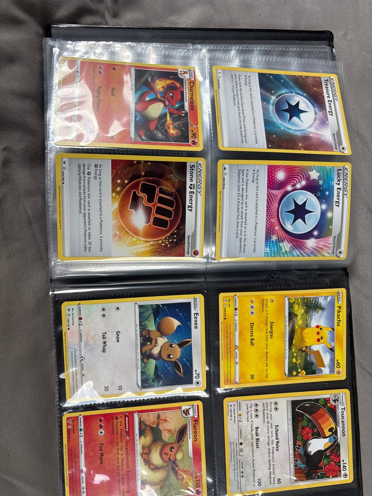 Pokémon Kaarten Collectie: Charmeleon, Eevee, Pikachu, Flare, Verzenden, Gebruikt, Meerdere kaarten