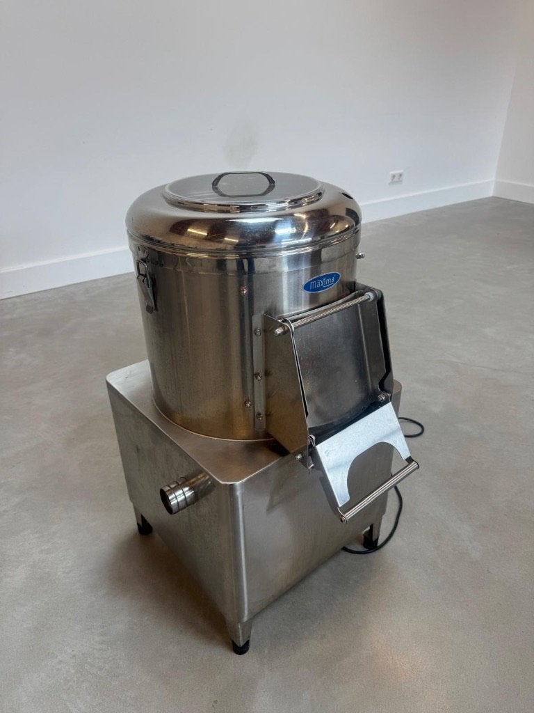 Aardappelschrapmachine - 15 Kg - 300 Kg/Uur, Ophalen, Overige typen, Zilver, Zo goed als nieuw