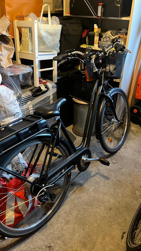 Mountainbike en elektrische stadsfiets, Fietsen en Brommers, Elektrische fietsen, Ophalen of Verzenden, Gebruikt, Overige merken