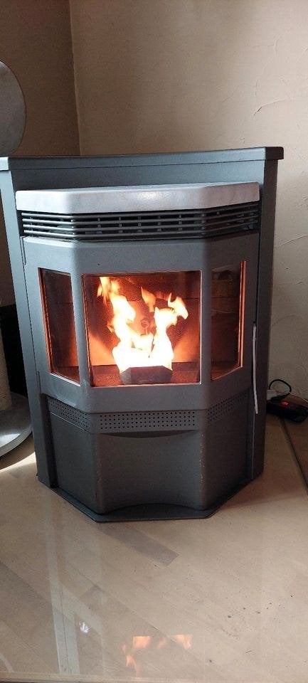 rika pelletkachel ,zeer grote verwarmings capaciteit, Overige brandstoffen, Ophalen of Verzenden, Zo goed als nieuw, Pelletkachel