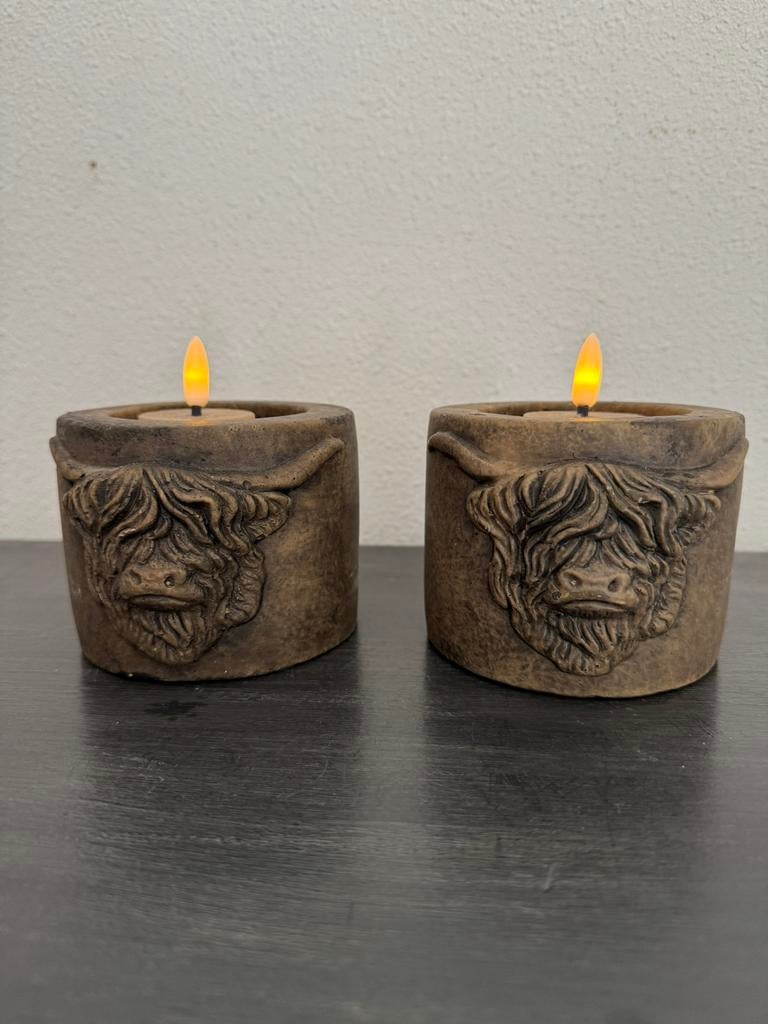 1 stuks BRYNX tealight  Scotty  Majestic Brown, Ophalen of Verzenden, Nieuw, Overige materialen