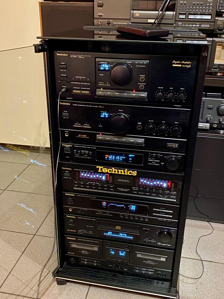 technics stereo installatie midi, Tuner of Radio, Losse componenten, Zo goed als nieuw, Ophalen