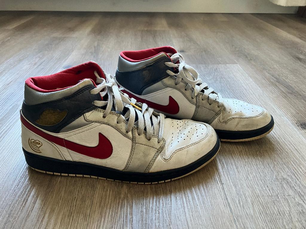 Nike air Jordan Olmypic 2008., Wit, Nike, Ophalen of Verzenden, Sneakers of Gympen