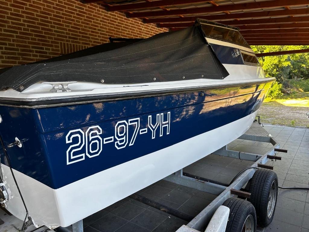 Snelle motorboot, Ophalen, 6 m, Gebruikt, Zwemplateau/-trap