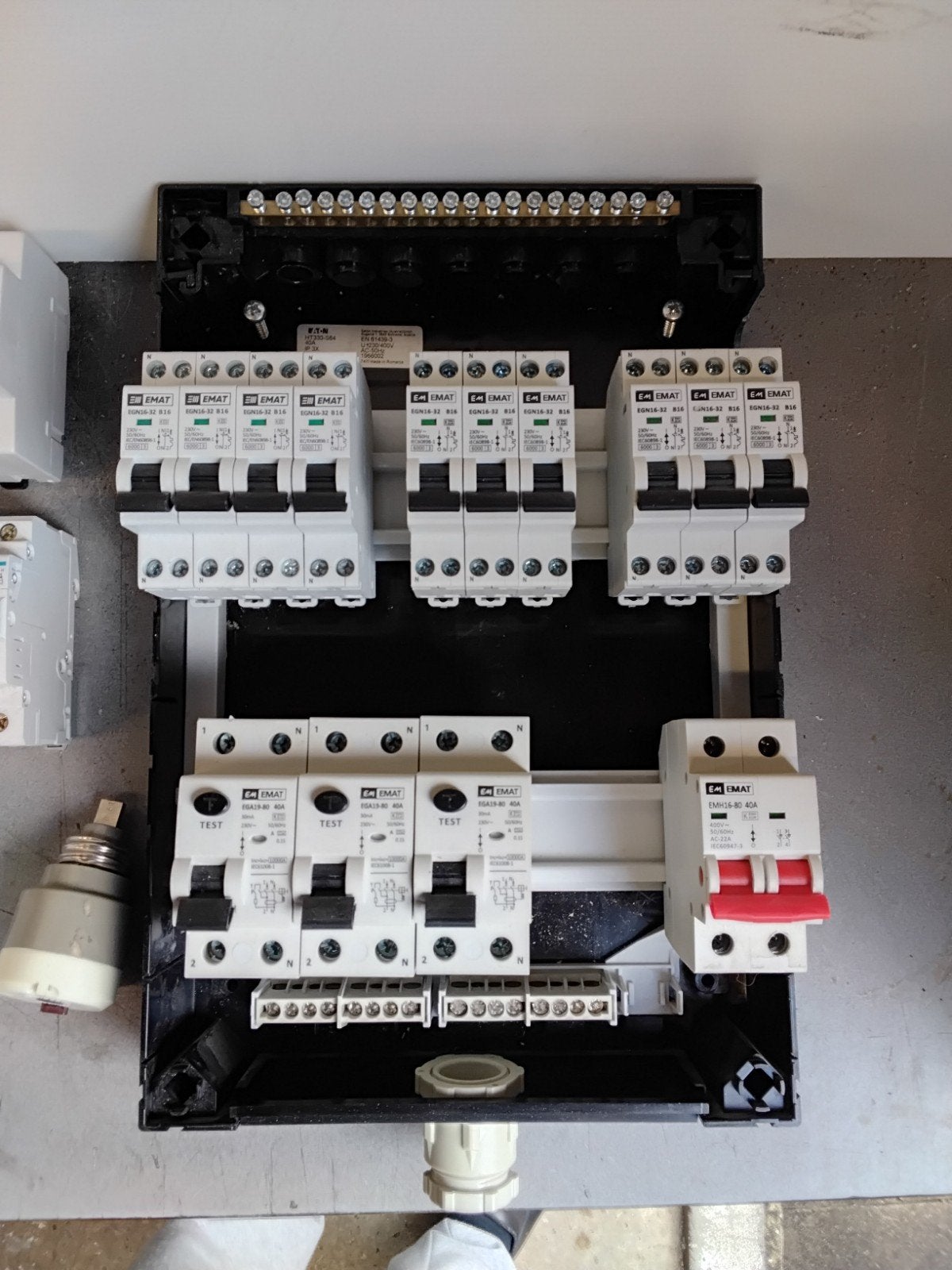 Groepenkast deels, en benodigdheden, automaten/ zekeringen., Ophalen of Verzenden, Overige typen