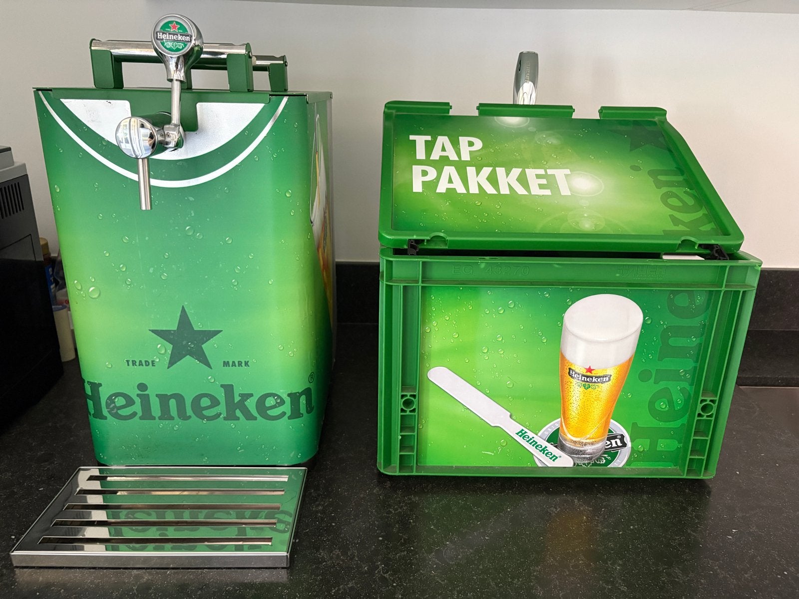 Heineken Cooltap incl. tappakket, koolzuurfles, koppeling, Witgoed en Apparatuur, Thuistaps, Ophalen, Zo goed als nieuw, Overige merken
