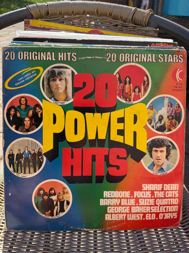 T2.  20 Power Hits - Diverse Artiesten LP (LP, K-Tel TN 102), Gebruikt, Ophalen of Verzenden, 1970 - 1979, Complilatie