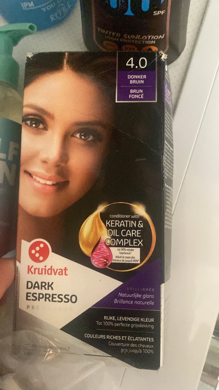 Kruidvat Dark Espresso Haarverf 4.0, planner boekje, selftan, Sieraden, Tassen en Uiterlijk, Ophalen of Verzenden, Nieuw, Overige typen