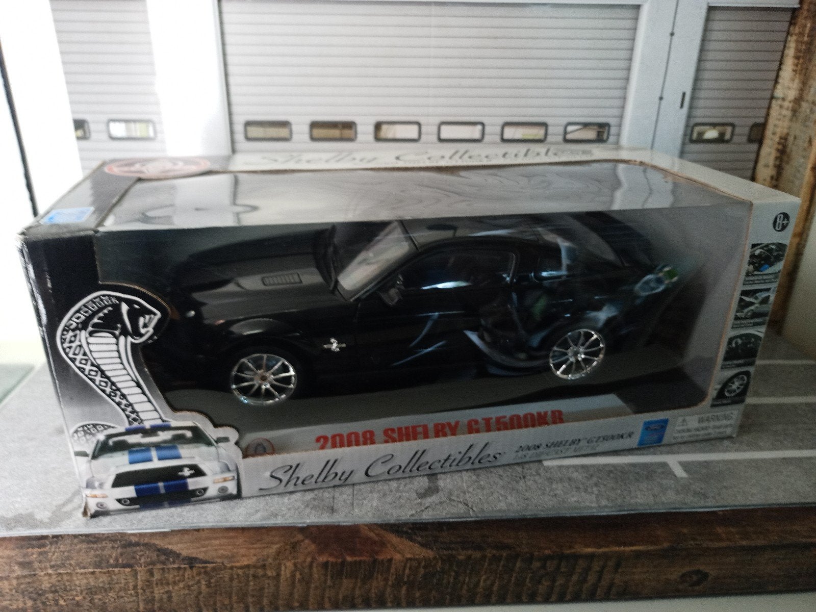 Shelby Collectibles 2008 Shelby GT500KR Die-cast 1:18 l, Ophalen of Verzenden, Zo goed als nieuw, Auto, Overige merken