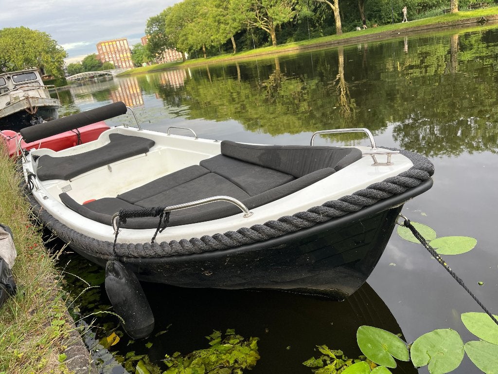 Amsterdam boat - Witte sloep - vignet 2026, Ophalen, Gebruikt, 5 m, 2 m