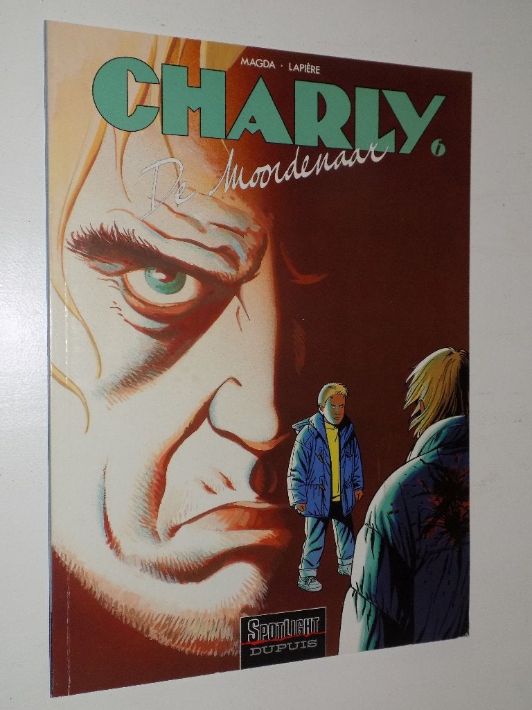 Charly - 06_De moordenaar [handtekening Magda, Dédicace Léon, Eén stripboek, Ophalen of Verzenden, Nieuw, Magda