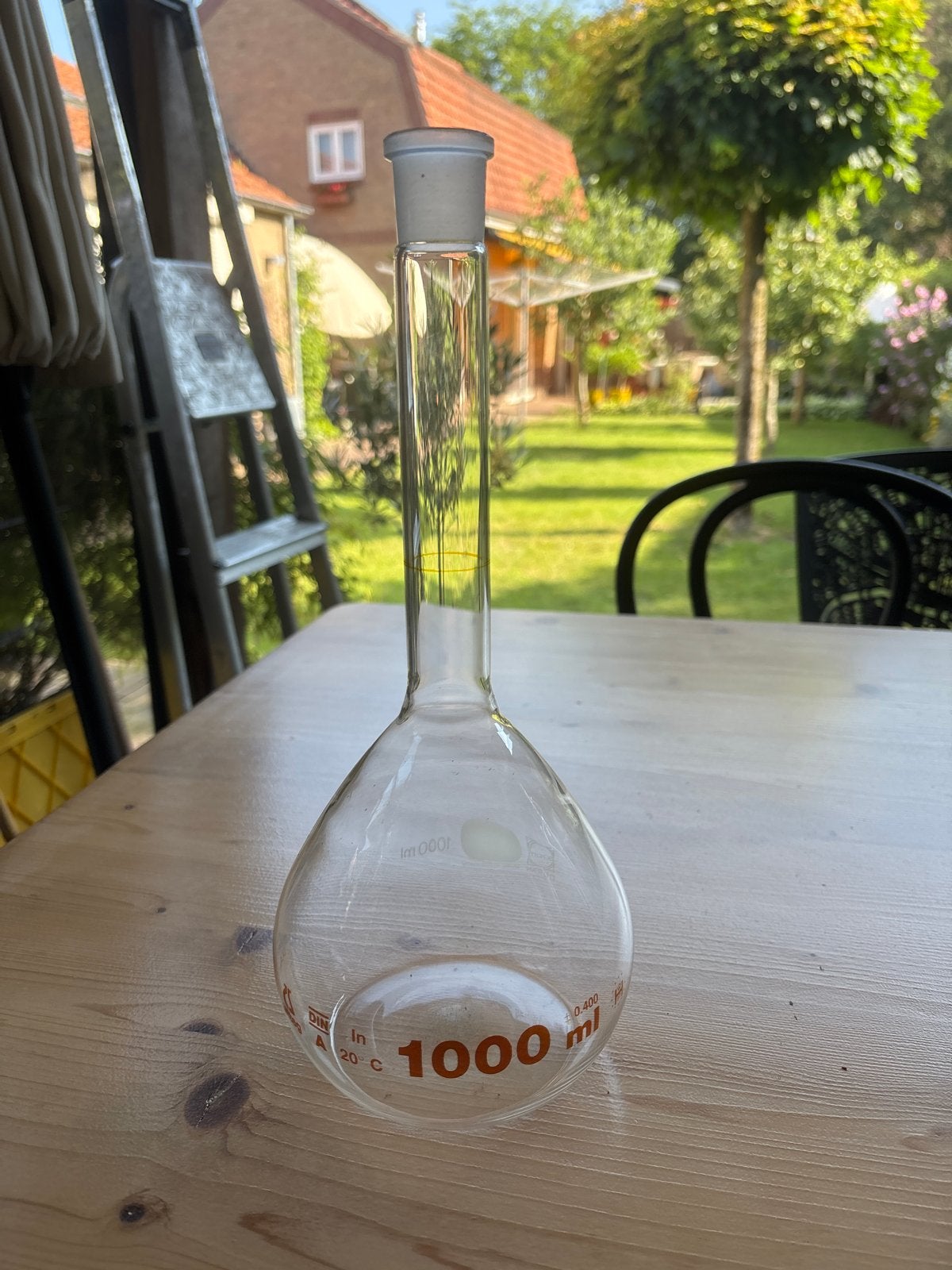 Gave oude erlenmeyer Schott & Gen Duran laboratorium, Ophalen of Verzenden