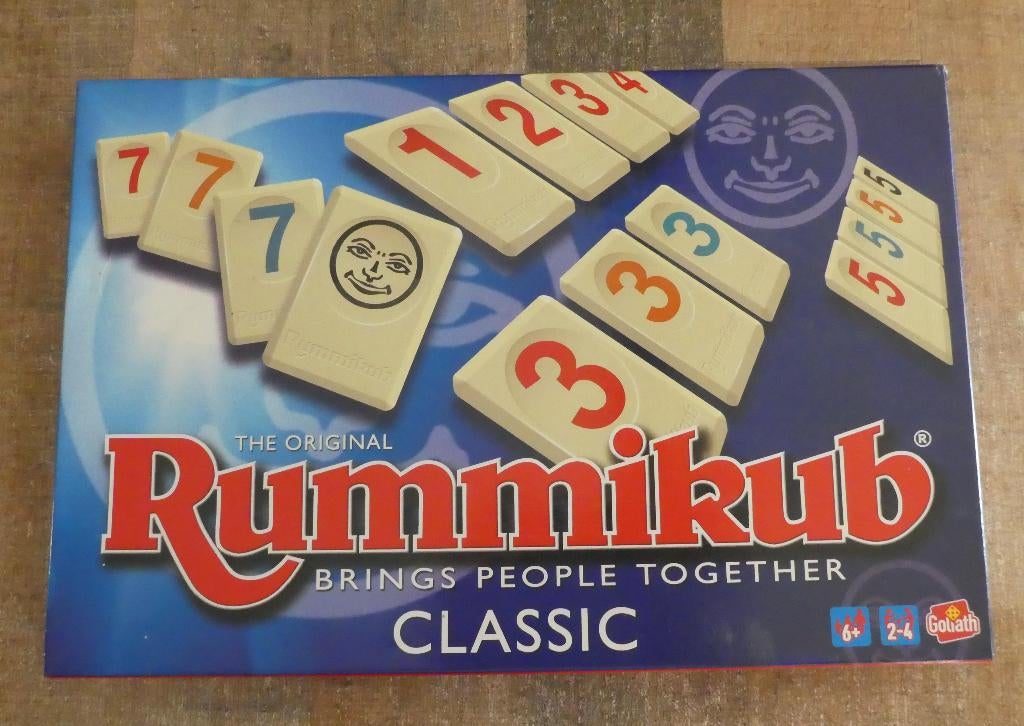 Rummikub Original  Classic vanaf 6 jaar., Een of twee spelers, Ophalen of Verzenden, Zo goed als nieuw, Goliath