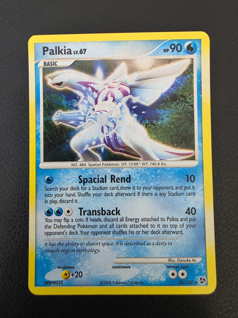 Palkia DPBP 26/106, Hobby en Vrije tijd, Verzamelkaartspellen | Pokémon, Ophalen of Verzenden, Zo goed als nieuw, Losse kaart