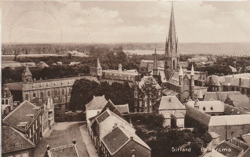 Sittard, Verzamelen, Ansichtkaarten | Nederland, Ophalen of Verzenden, 1920 tot 1940, Gelopen, Limburg