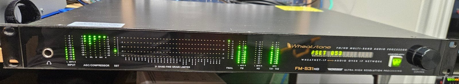 Wheatstone FM-531HD FM/HD Multi-Band Audio Processor, Ophalen of Verzenden, Zo goed als nieuw