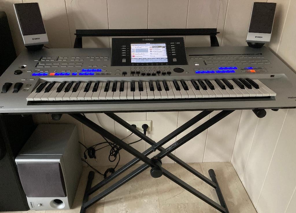 Yamaha Tyros 4 keyboard + Speaker set + softcase, Ophalen, 61 toetsen, Midi-aansluiting, Yamaha