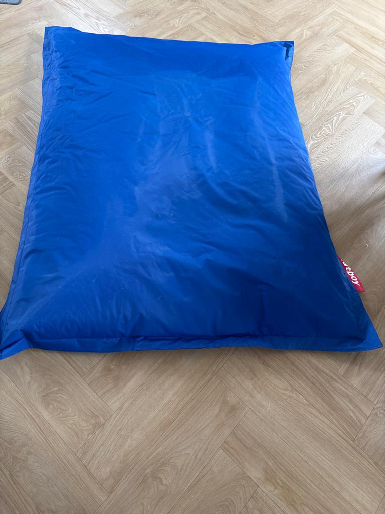 Fatboy Original Zitzak - Blauw, Huis en Inrichting, Zitzakken, Ophalen, Gebruikt, Blauw, Zitzak