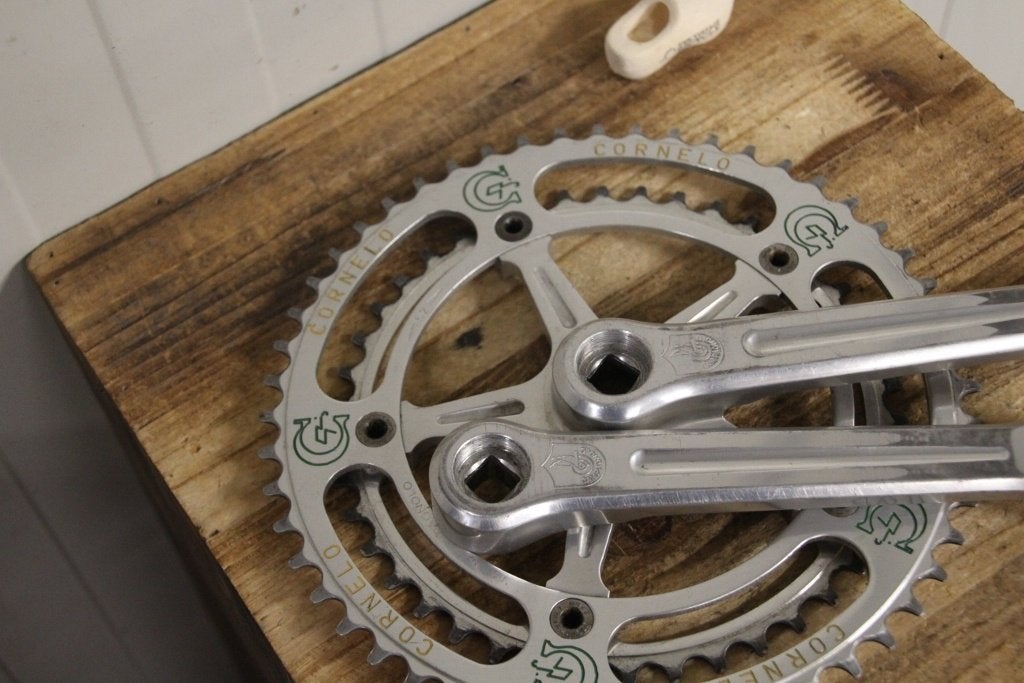 Campagnolo Record ''Cornelo'' panto crankset 170mm / 42 + 52, Crankstel of Pedalen, Gebruikt, Ww, Cornelo