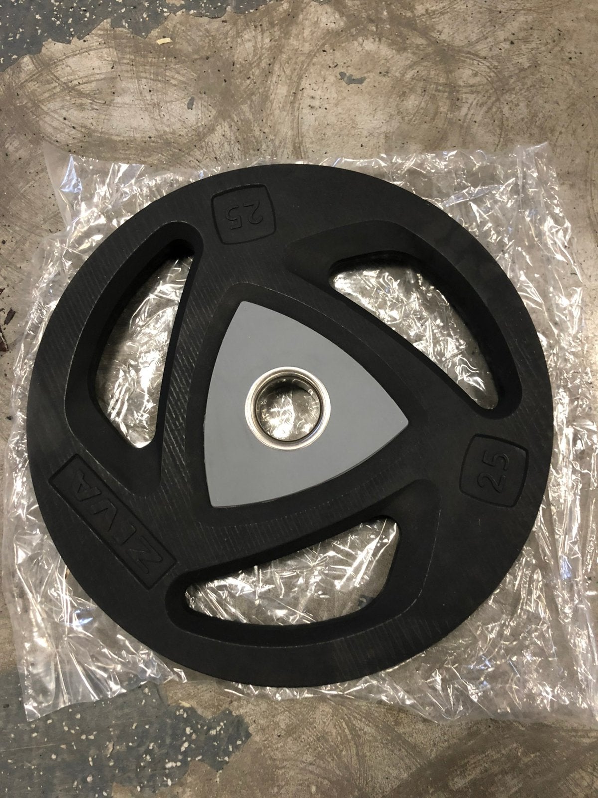 2 x 25 kg nieuwe pu ziva olympische halter schijven 50mm, Sport en Fitness, Halterschijven, Halter schijven, 2 x 25 kg, Ziva