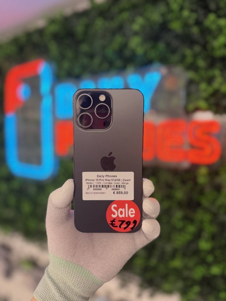 Zo goed als nieuw Apple iPhone 15 Pro Max 512GB, Ophalen of Verzenden, Zo goed als nieuw