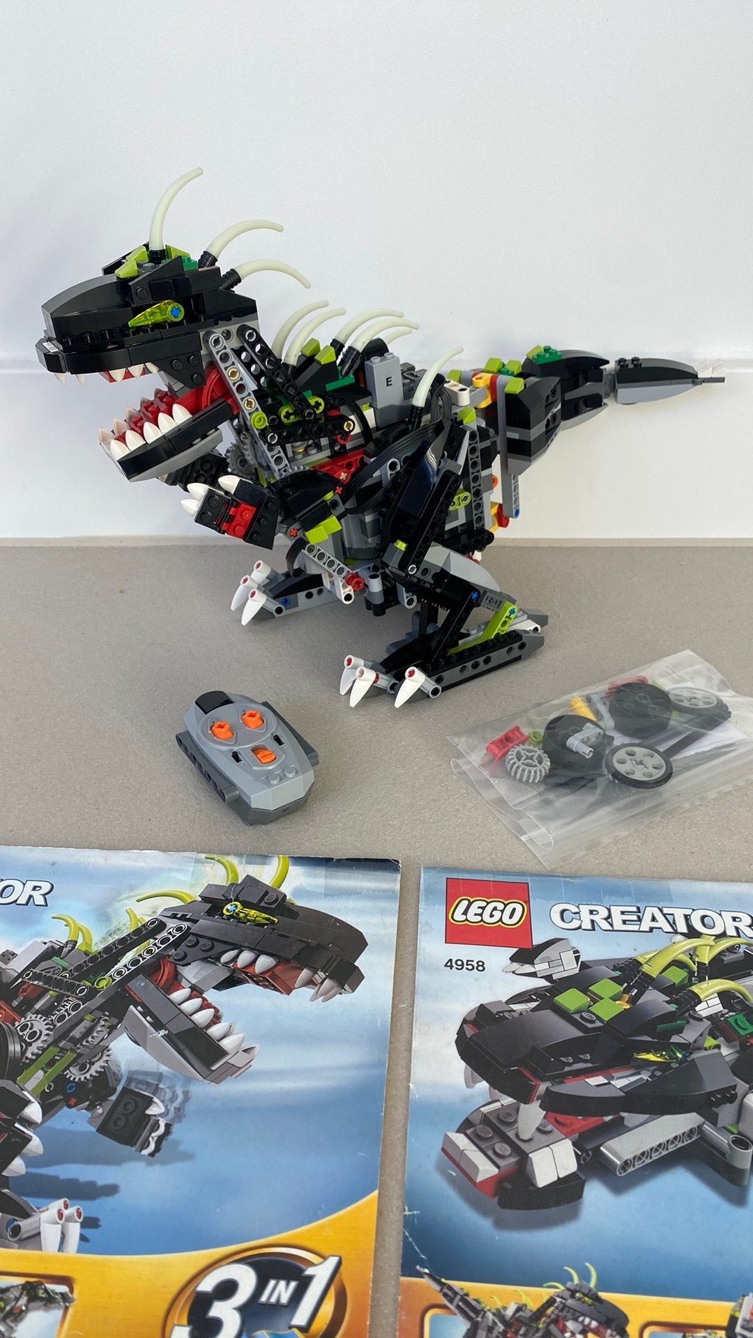 Lego 4958 Technic Dino, Ophalen of Verzenden, Zo goed als nieuw