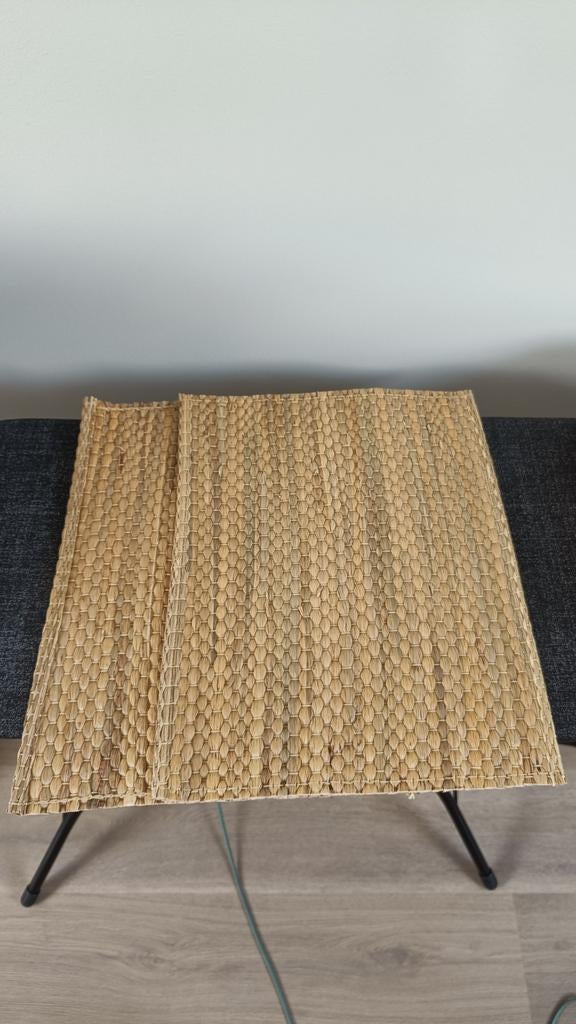 2 bamboe placemats – naturel – nieuw, Ophalen of Verzenden, Nieuw, Bord