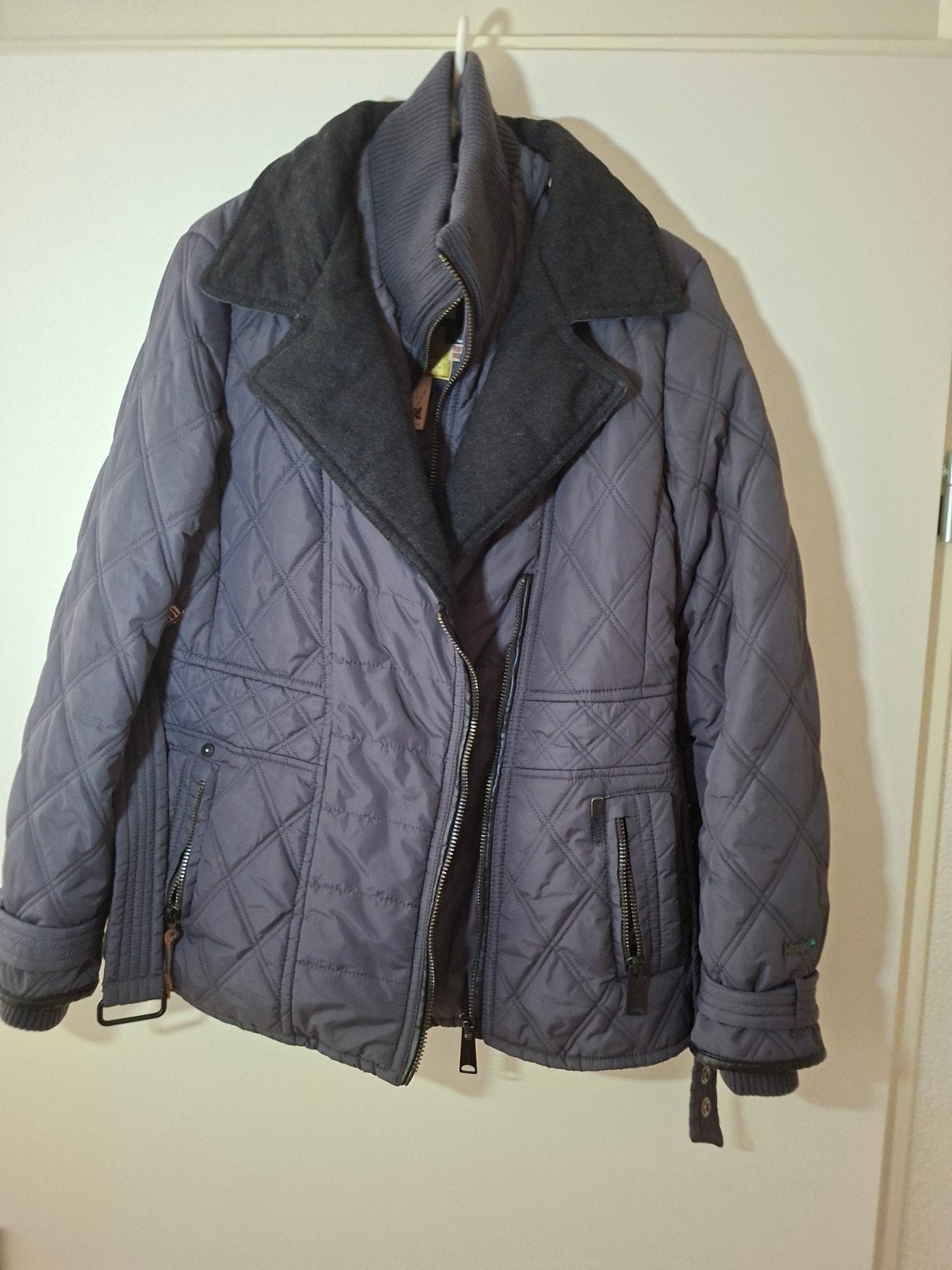 Khujo gewatteerde jas, maat XXL, zo goed als nieuw, Blauw, Maat 46/48 (XL) of groter, Khujo, Ophalen of Verzenden