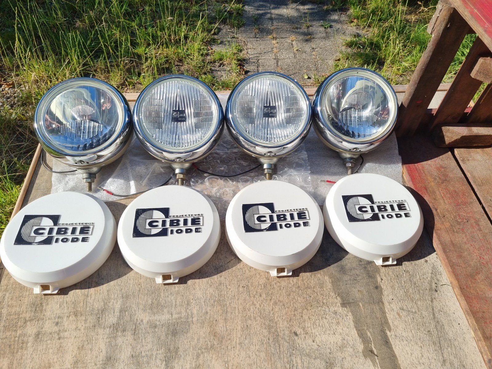 Cibie"  iode   rally koplampen set 4x  N.O.S.   jaren 60/70, Ophalen of Verzenden, Nieuw, BMW