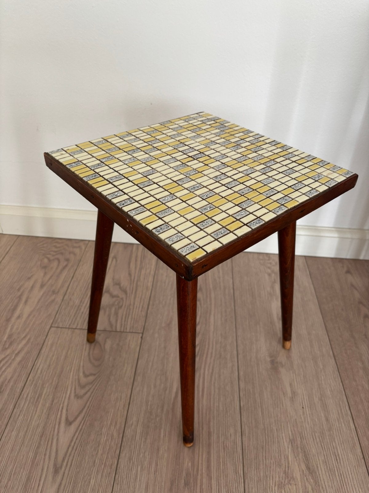 Vintage mozaïek plantentafel jaren 50/'60 Mid-Century design, Ophalen of Verzenden, Huis en Inrichting