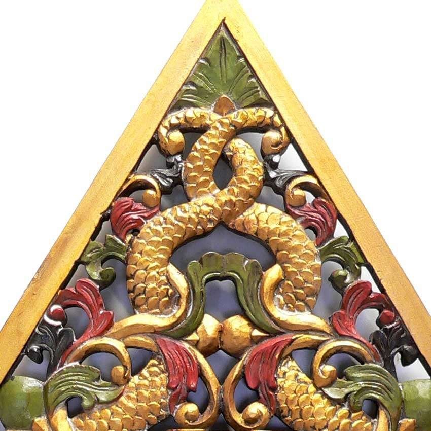 Blawong Gunungan met Naga's Keris houder Kris bord BZ1 draak, Ophalen of Verzenden