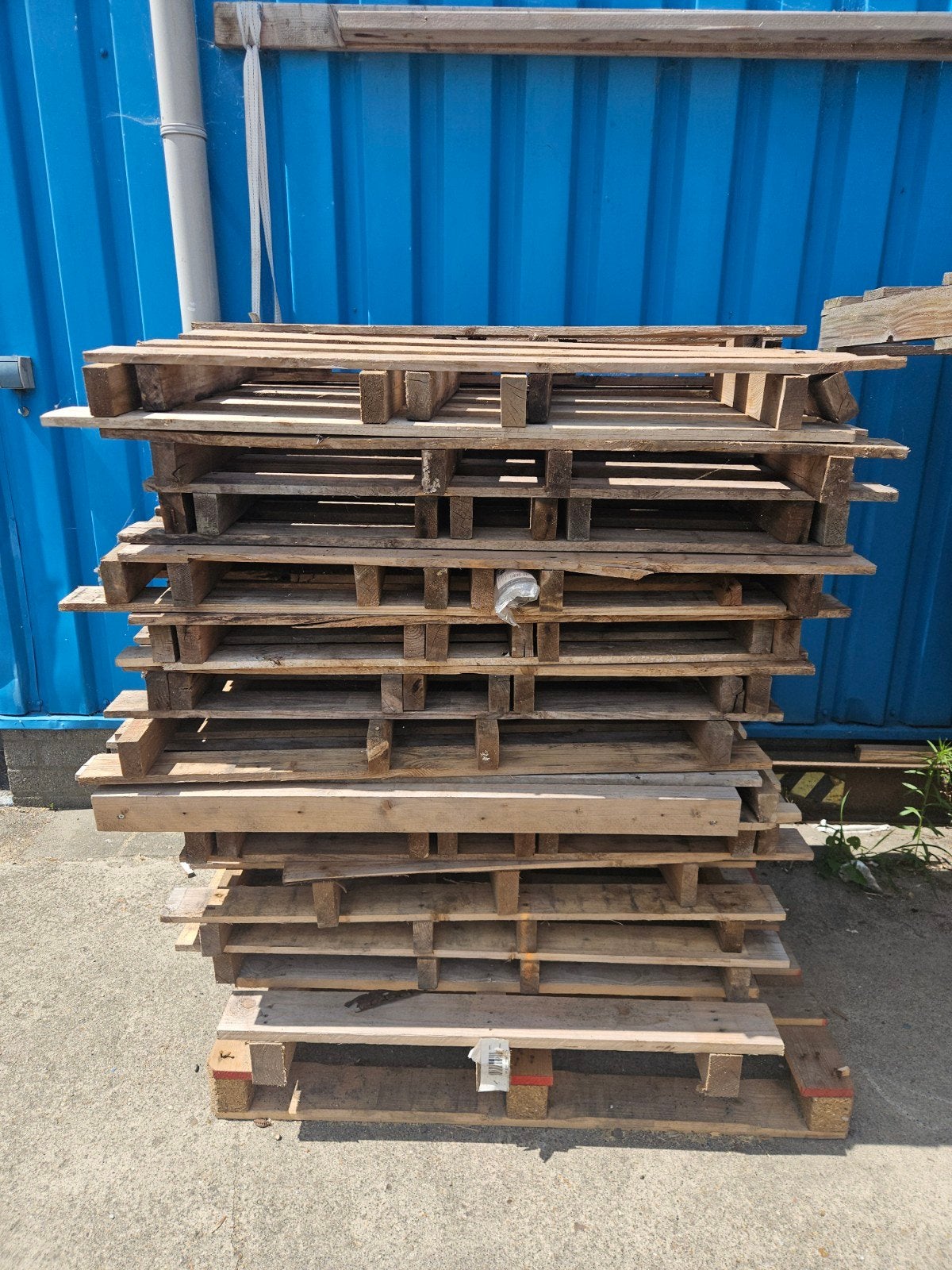 Pallets GRATIS, Doe-het-zelf en Verbouw, Hout en Planken, Ophalen, 50 mm of meer, Pallet, Minder dan 200 cm