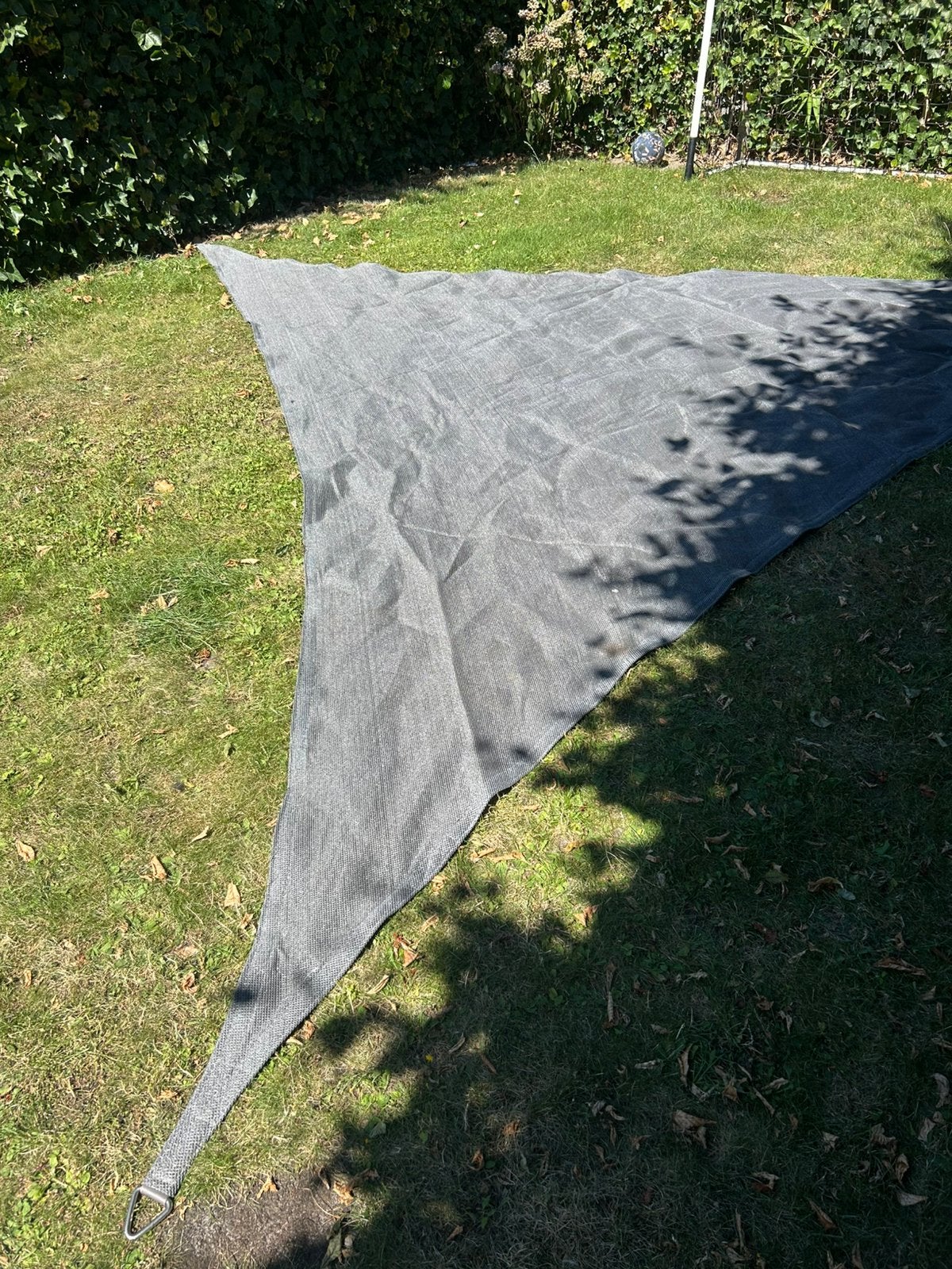Schaduwdoek Nestling driehoek – 5 meter – antraciet, Ophalen, Zo goed als nieuw