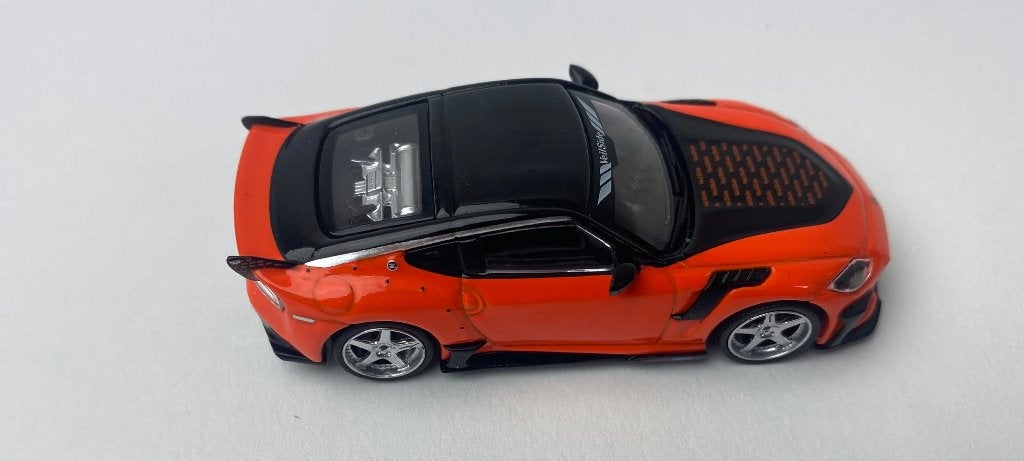 Mini GT 1:64 Nissan Z Veilside FFZ400 Oranje 2024 LHD, -, Nieuw, Ophalen of Verzenden, -