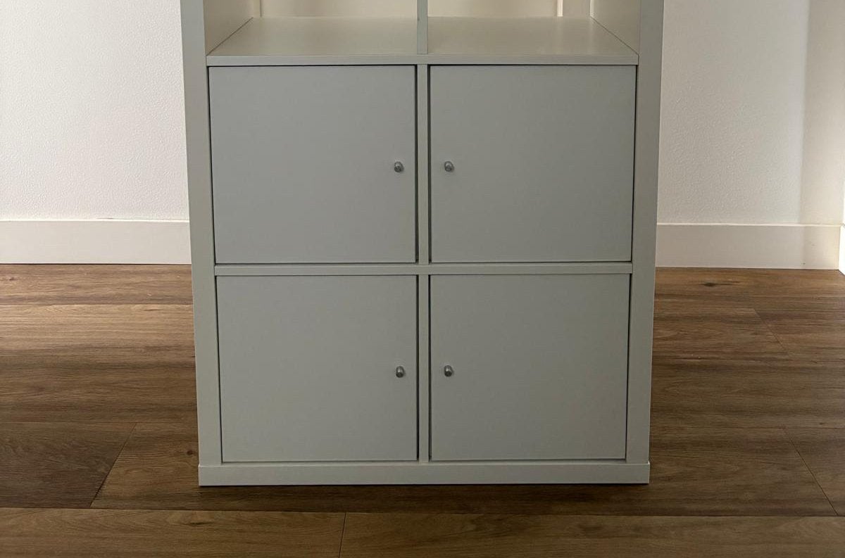 6 mat witte deurtjes voor IKEA Kallax, excl kast, Ophalen, 50 tot 100 cm, Zo goed als nieuw, Minder dan 100 cm