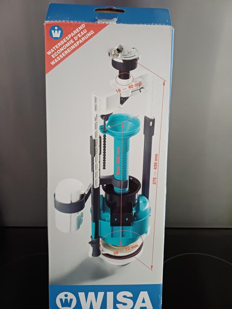 Wisa Universeel Uitstroommechanisme Toilet Nieuw, Ophalen of Verzenden, Nieuw, Toilet