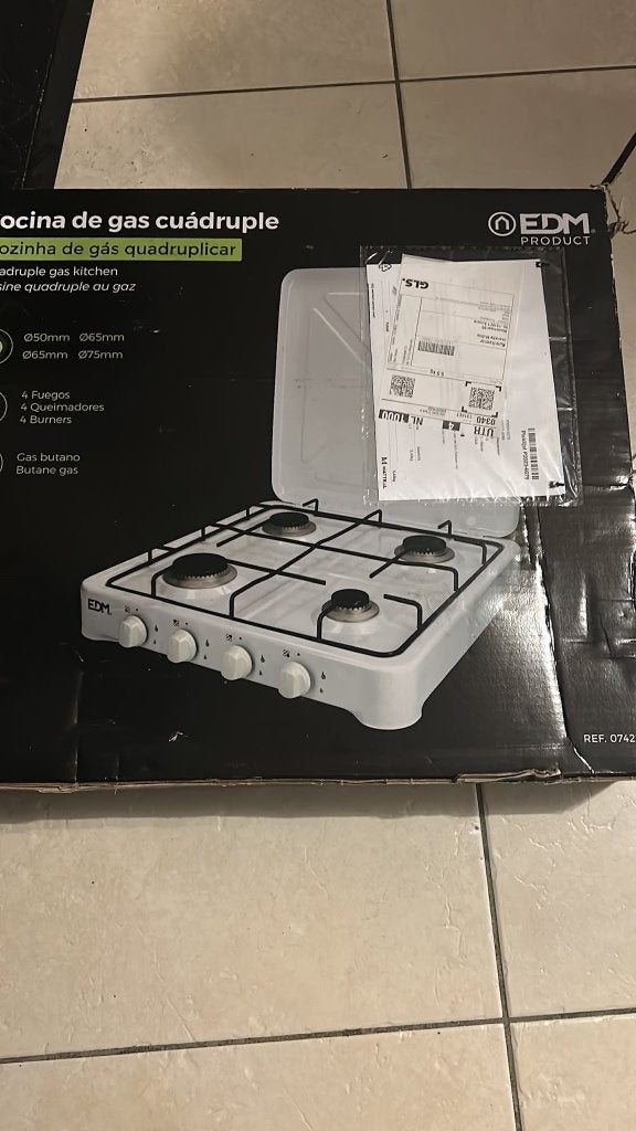 Gloednieuwe Kookplaat te koop (op te halen in Almere), Ophalen, Nieuw, 4 kookzones, Gas