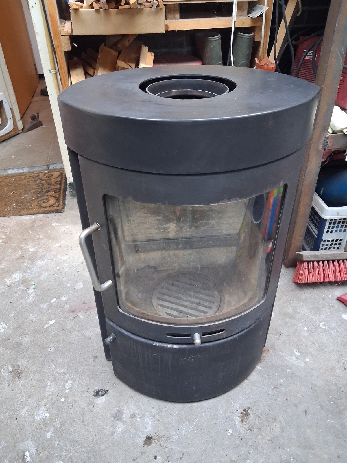Gebruikte Hwam Vivaldi Houthaard - 4.5 kW, Huis en Inrichting, Ophalen, Gebruikt, Vrijstaande haard, Houthaard