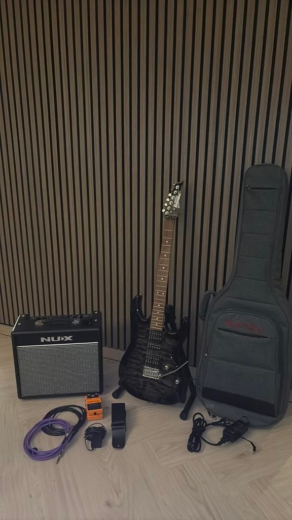 Beginner Set Elektrische Gitaar, Ophalen, Ibanez, Met versterker, Zo goed als nieuw