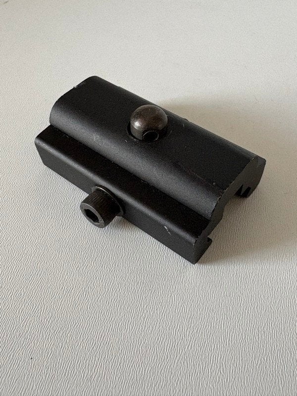 Adapter Bipod 20 mm Picatinny geweer airsoft schietsport, Ophalen of Verzenden, Zo goed als nieuw