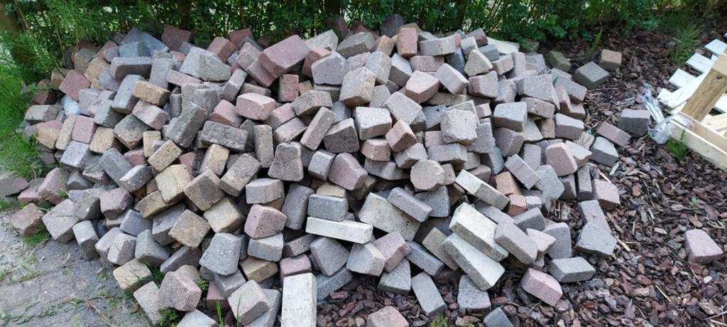 Trommelstenen /Koppelstenen Bestrating - Diverse Kleuren, Ophalen, Beton, Klinkers