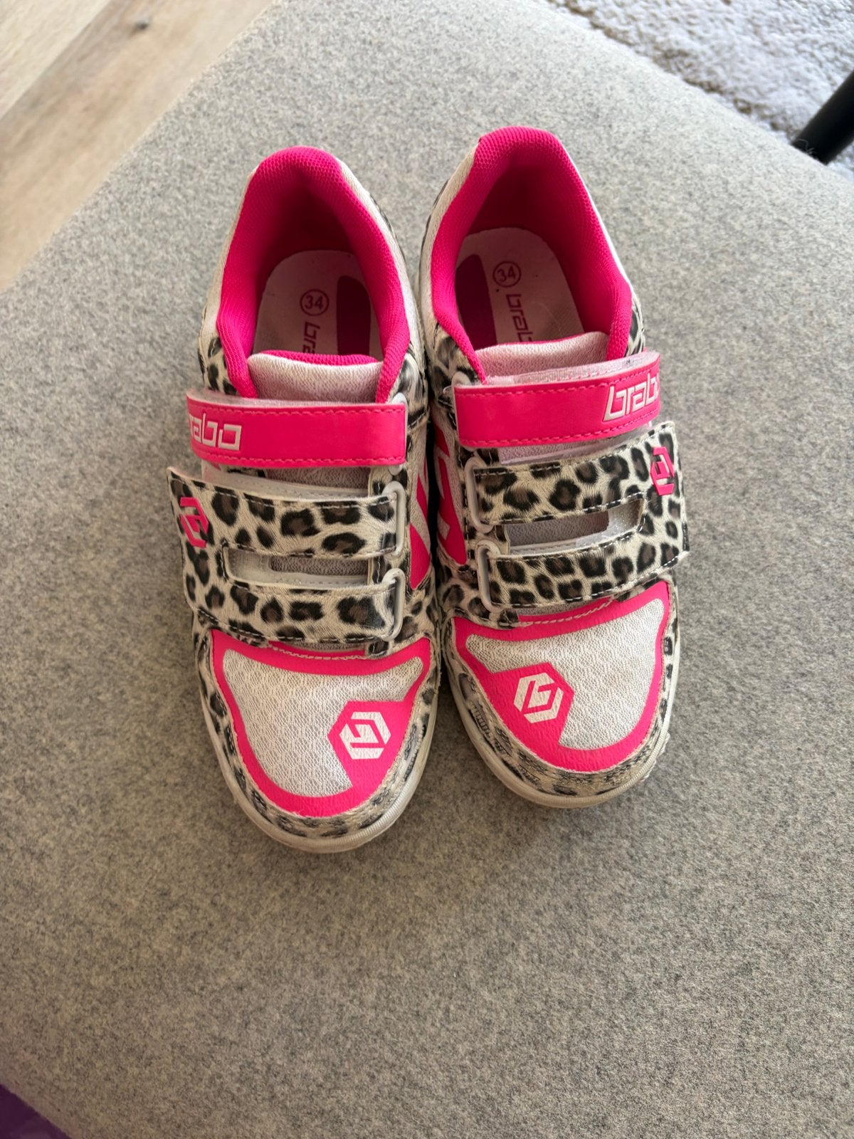 Brabo hockeyschoenen panterprint maat 34, Ophalen of Verzenden, Gebruikt, Meisje, Sportschoenen