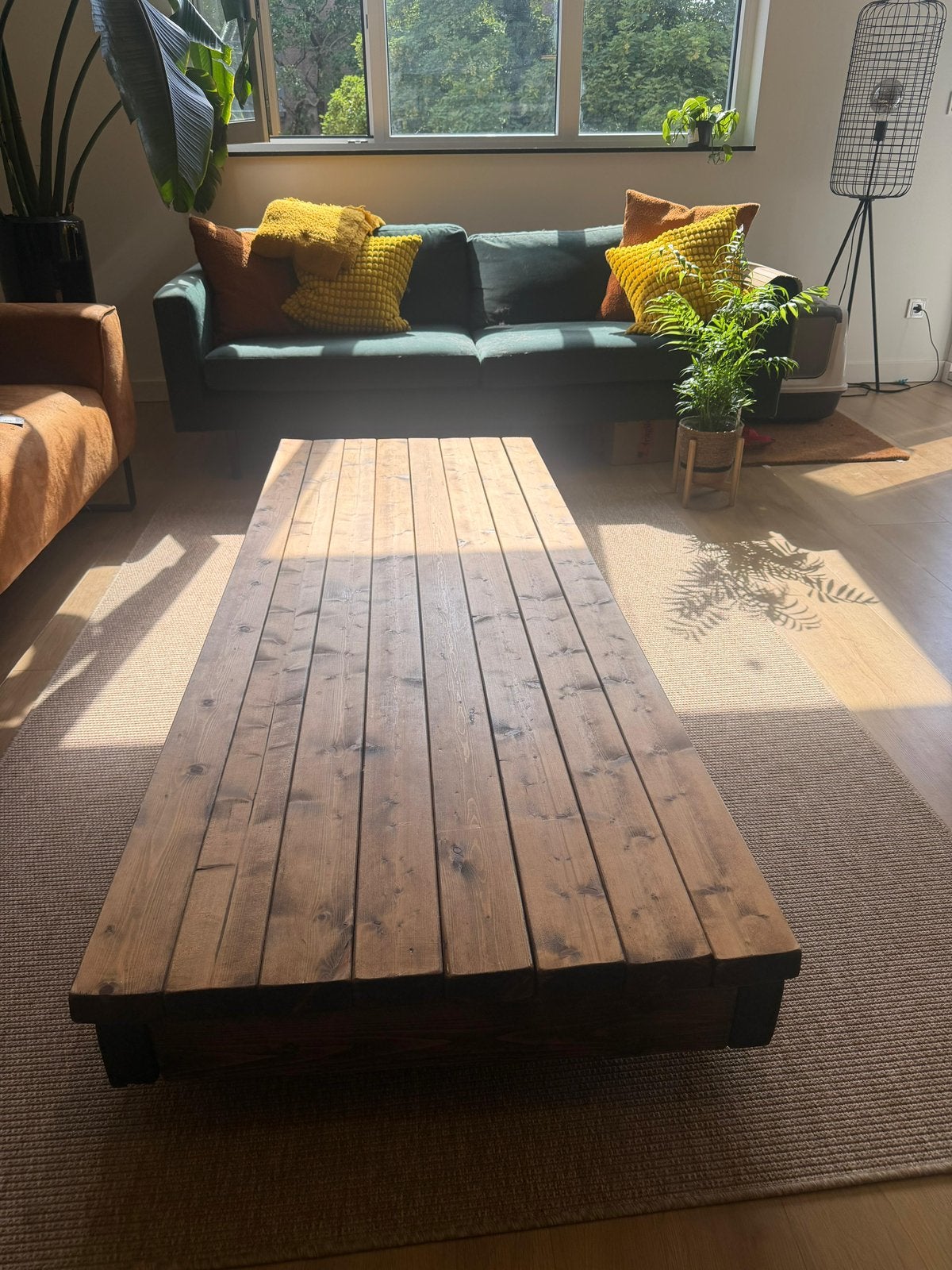 Scandanavian Wooden Coffee Table, Ophalen, Gebruikt, Hout
