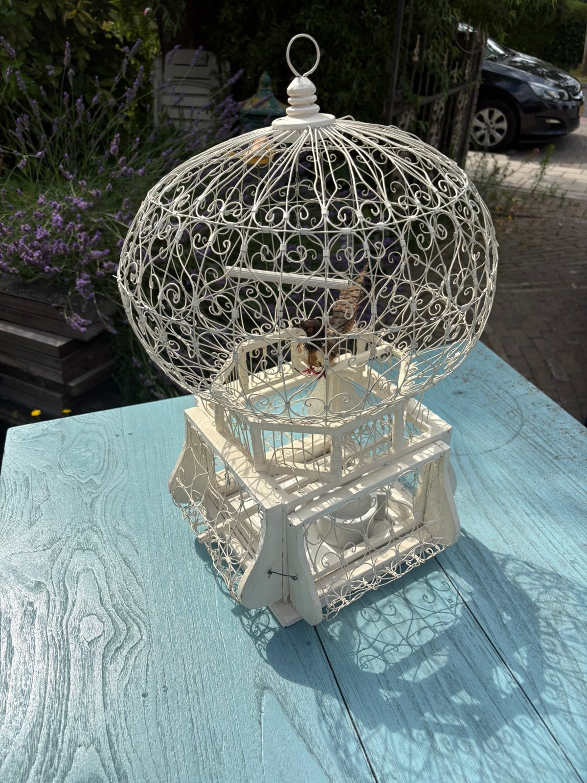 Brocante vogelkooi , goede staat, Ophalen, Zo goed als nieuw