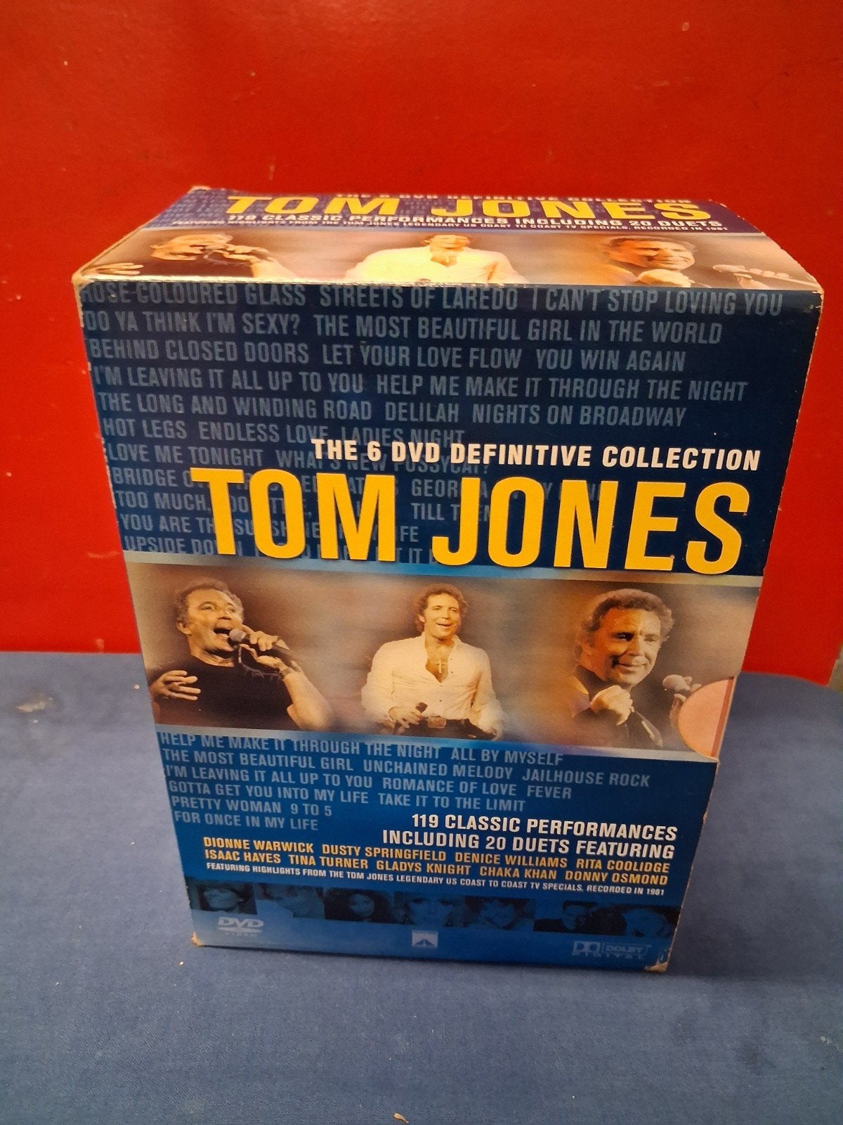 Tom Jones - The 6 DVD Definitive Collection Boxset, Alle leeftijden, Ophalen of Verzenden, Zo goed als nieuw