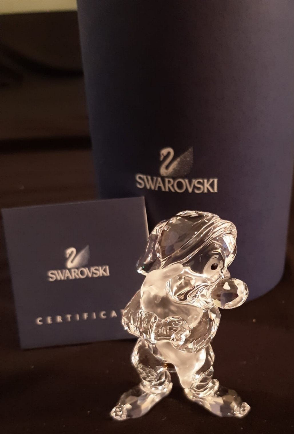 Swarovski Grumpy van Sneeuwwitje Disney, Verzamelen, Ophalen of Verzenden, Figuurtje