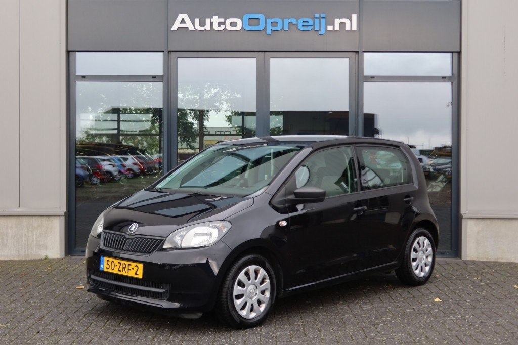 Skoda CITIGO 1.0 Greentech Arctic 5drs. Airco, Navigatie, Auto's, Voorwielaandrijving, Euro 5, Gebruikt, 60 pk