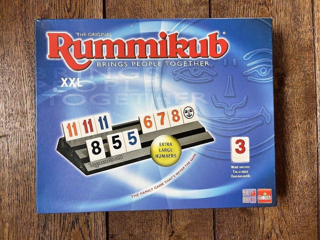 Rummikub XXL, Hobby en Vrije tijd, Ophalen of Verzenden, Gebruikt, Goliath
