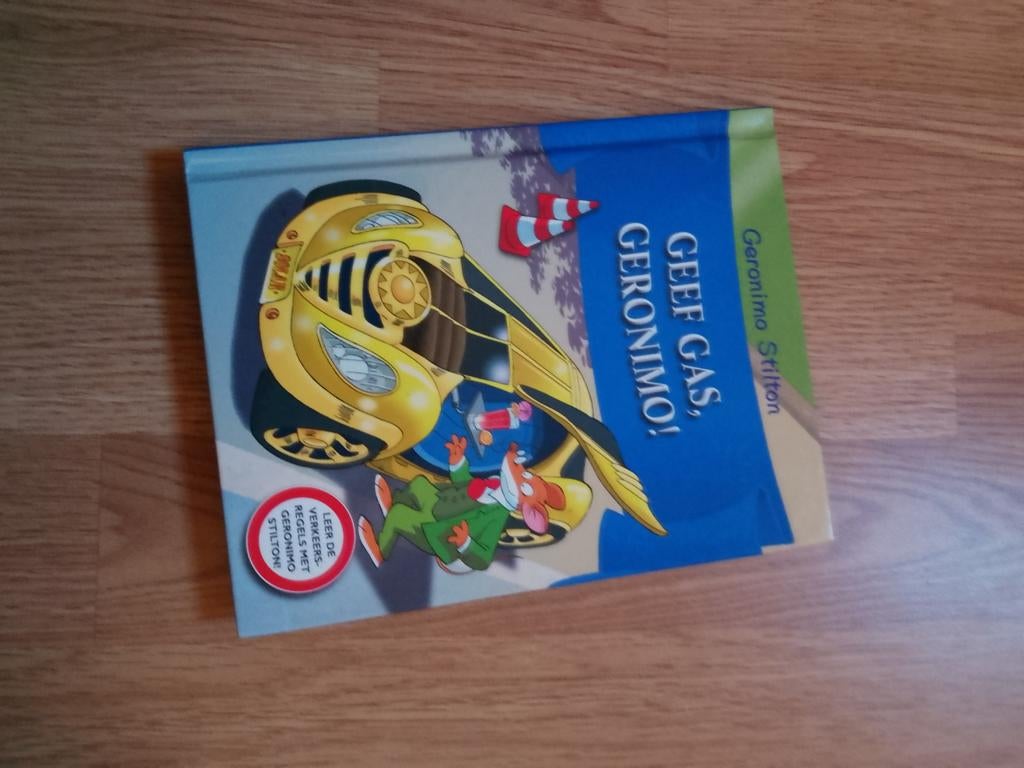 Geronimo Stilton: Geef Gas, Geronimo! (Kinderboek), Boeken, Ophalen of Verzenden, Zo goed als nieuw, Geronimo Stilton, Fictie algemeen