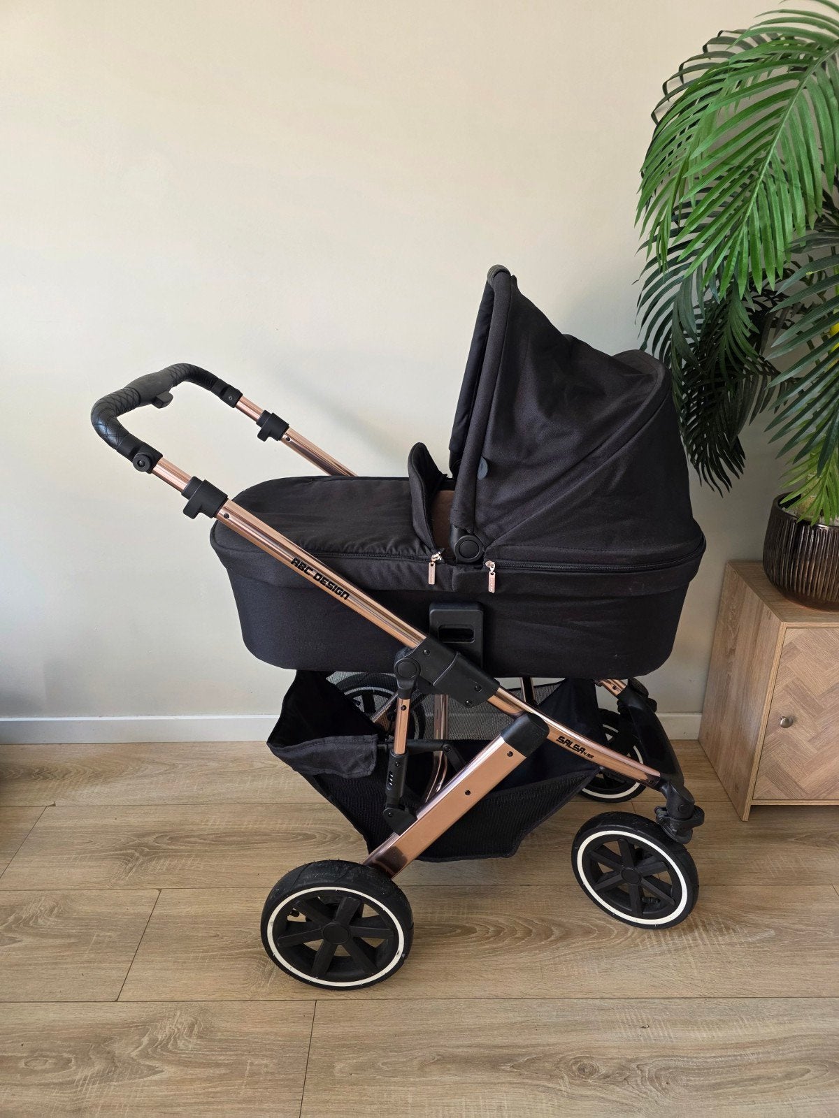 ABC Design Salsa 4Air combiwagen met autostoel en accessoire, Ophalen, Zo goed als nieuw, Combiwagen, Overige merken